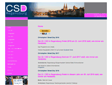 Tablet Screenshot of csd-regensburg.de